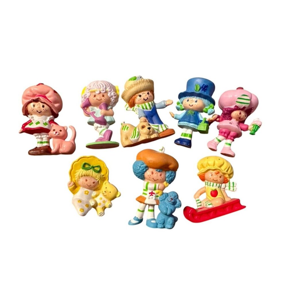 Strawberry Shortcake PVC Figures Houses  Access. Lot of 25 Vintage 1980s Kenner - Picture 2 of 16